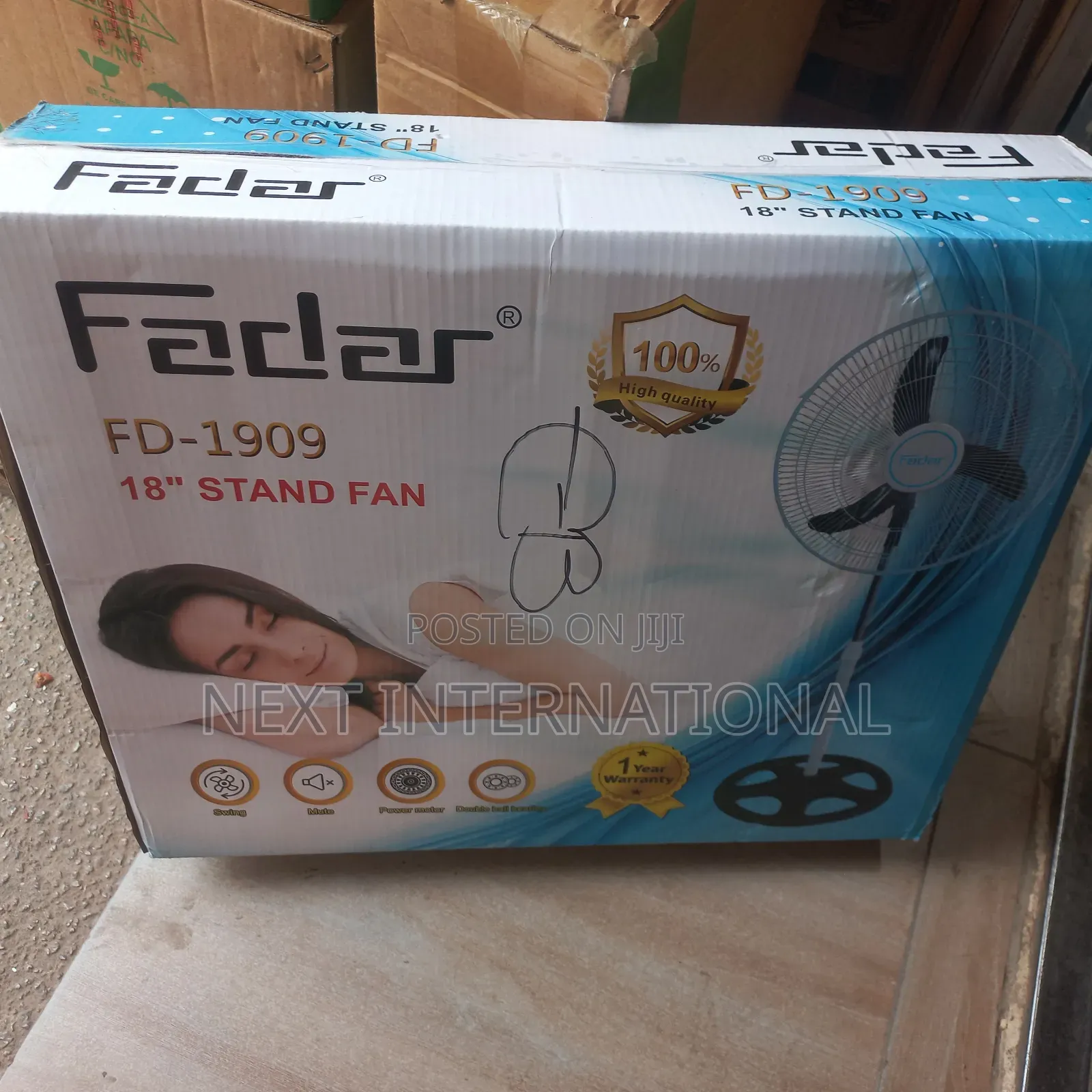 Fadar Standing Fan 18 Inches Fd 1909