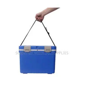 Double-Layer Insulated Vaccine Cooler Box for Extended Cooling