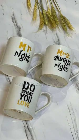 Mugs and Glass Cups for Tea, Coffee