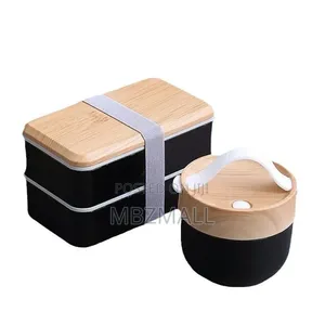 Bamboo 3in1 Food Flask Set