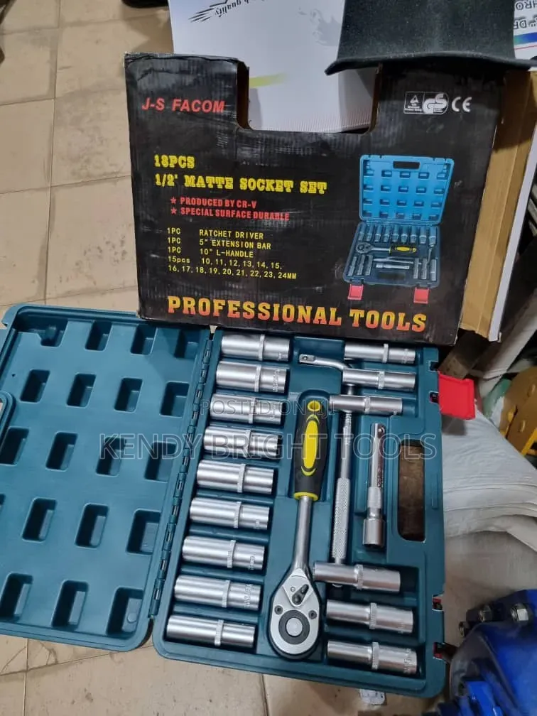 18pcs Long Socket Set