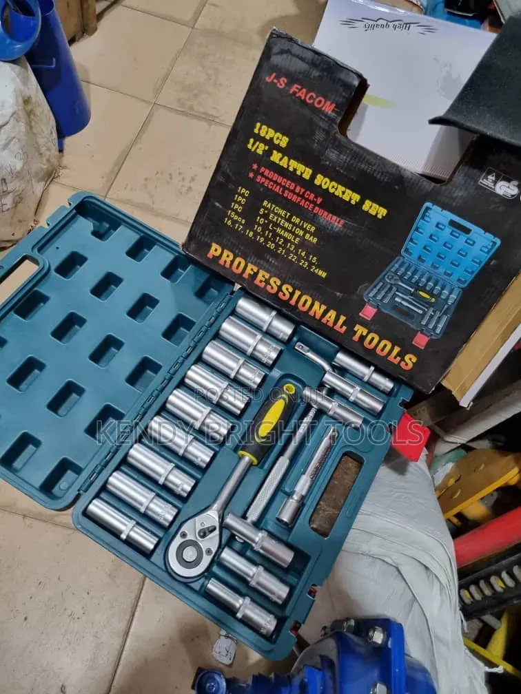 18pcs Long Socket Set