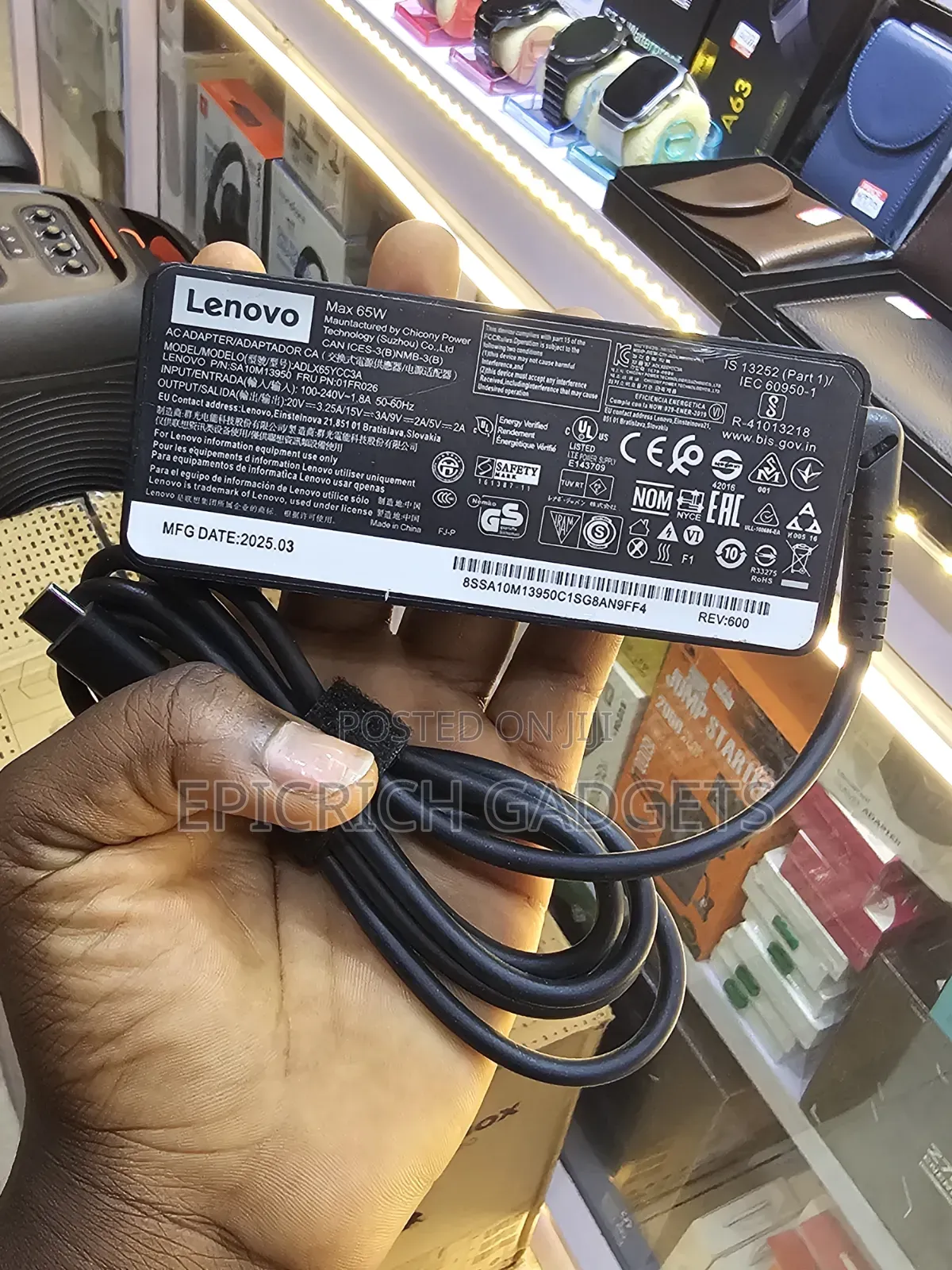 Lenovo Type-C 65w Laptop Charger