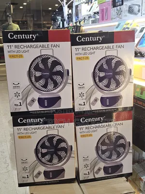 Rechargeable Rotating Desktop Fan 11 Inches Led