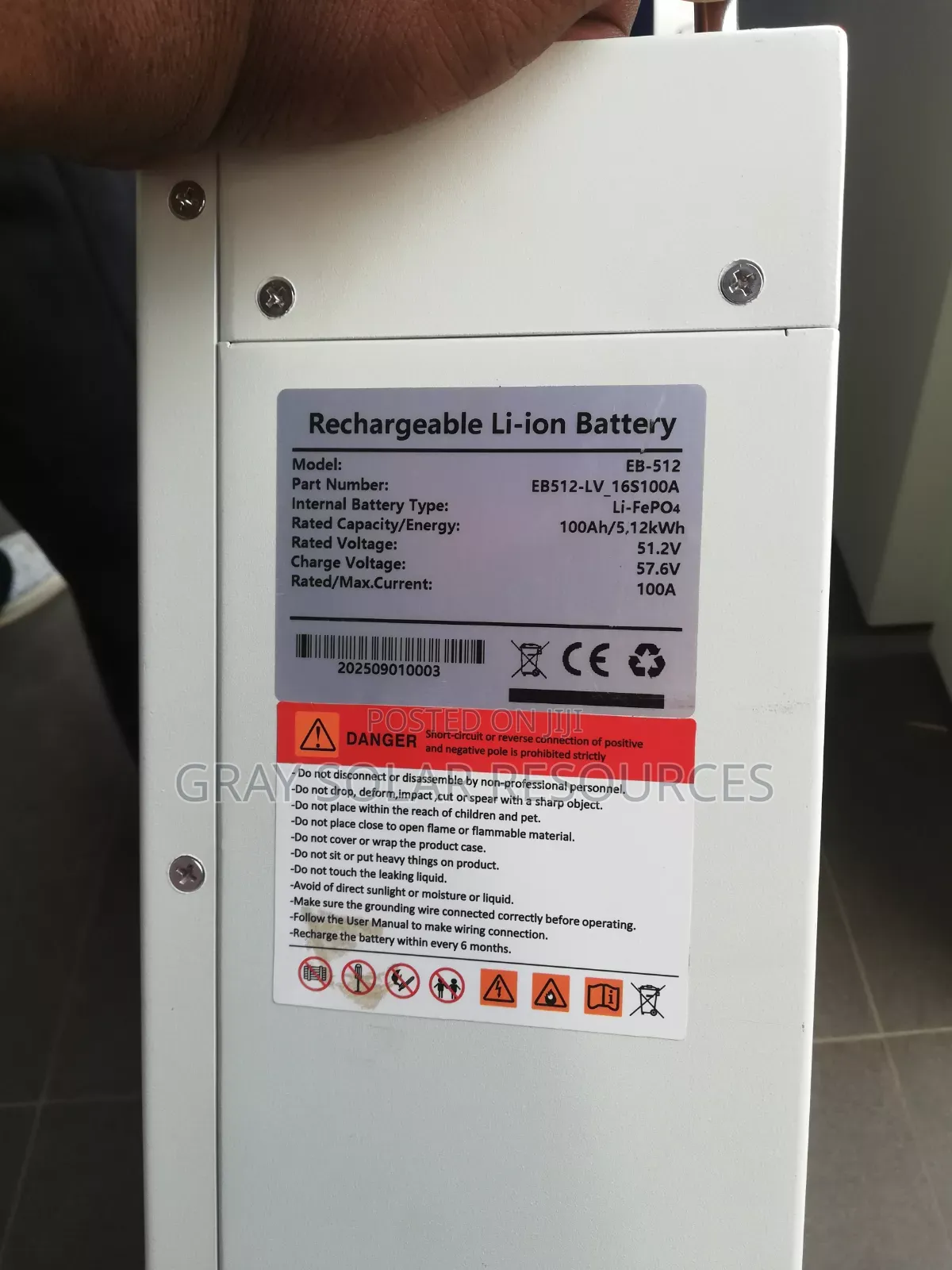 5kwh 48v Luxsun Lithium Battery