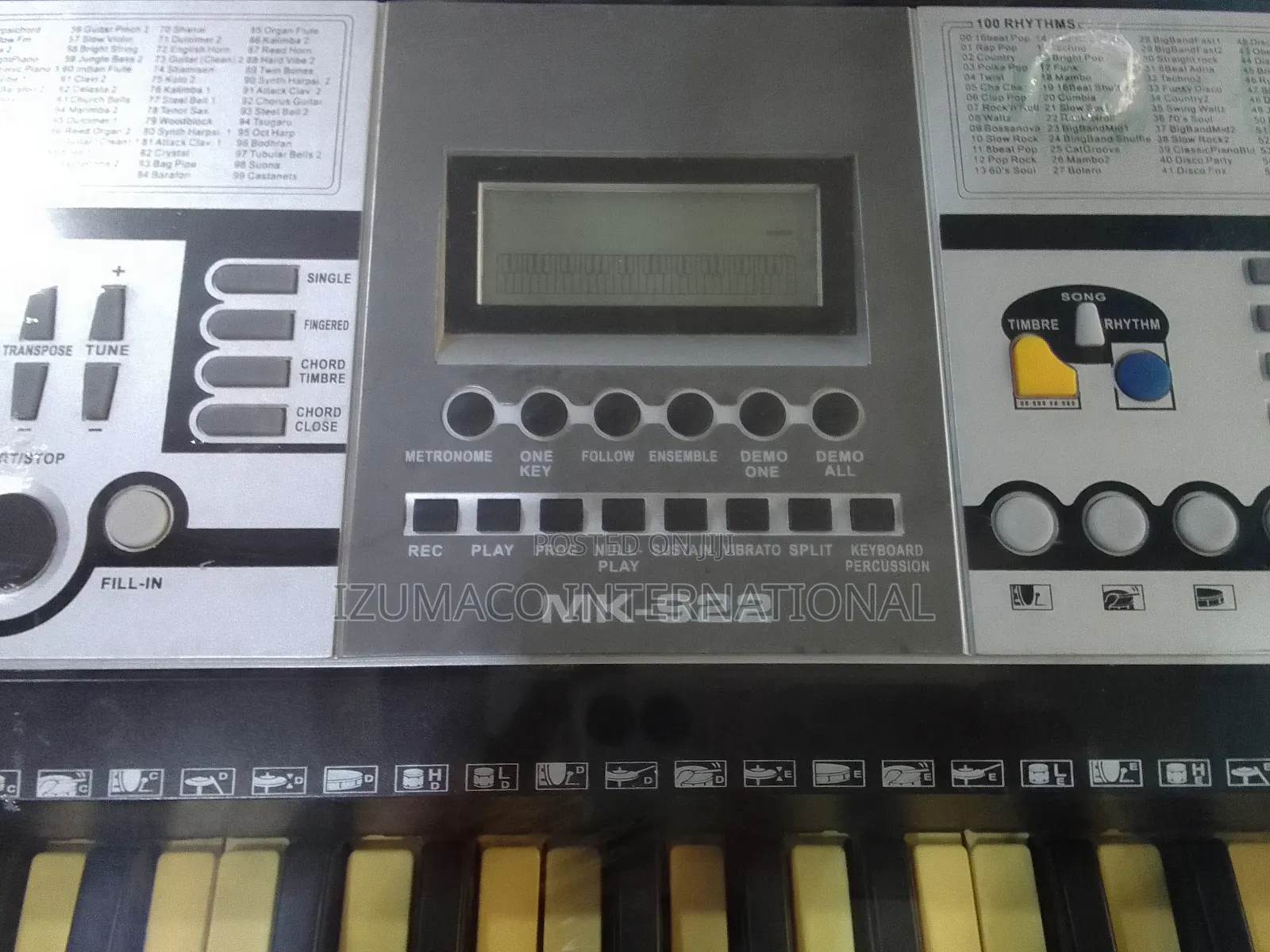 Mk-922 Keyboard – Portable 61 Keys, Uk Used