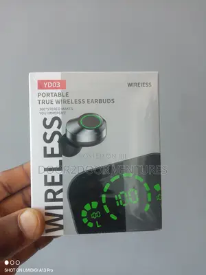 Yd03 Portable True Wireless Earbuds With Powerbank and Mirror
