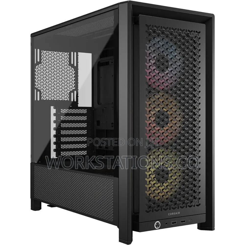 Corsair Frame 4000d Rs Argb Mid-Tower E-Atx Desktop Case (Black)