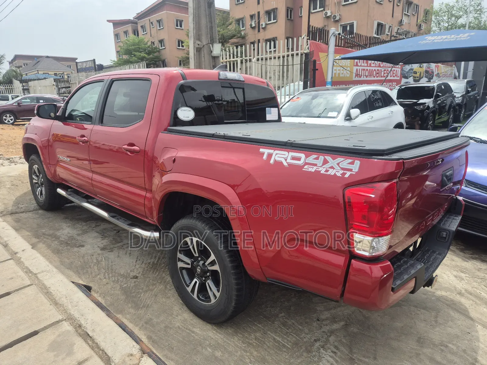 Toyota Tacoma Limited 2017 Red
