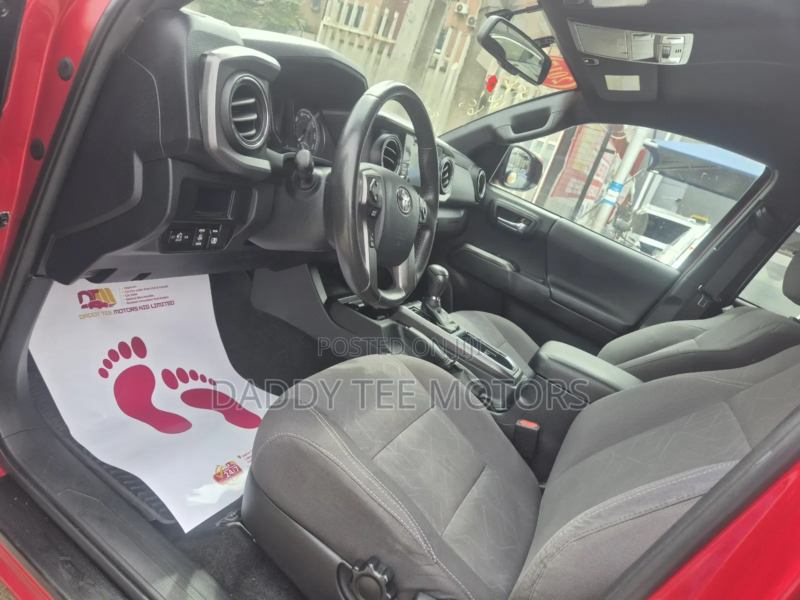 Toyota Tacoma Limited 2017 Red