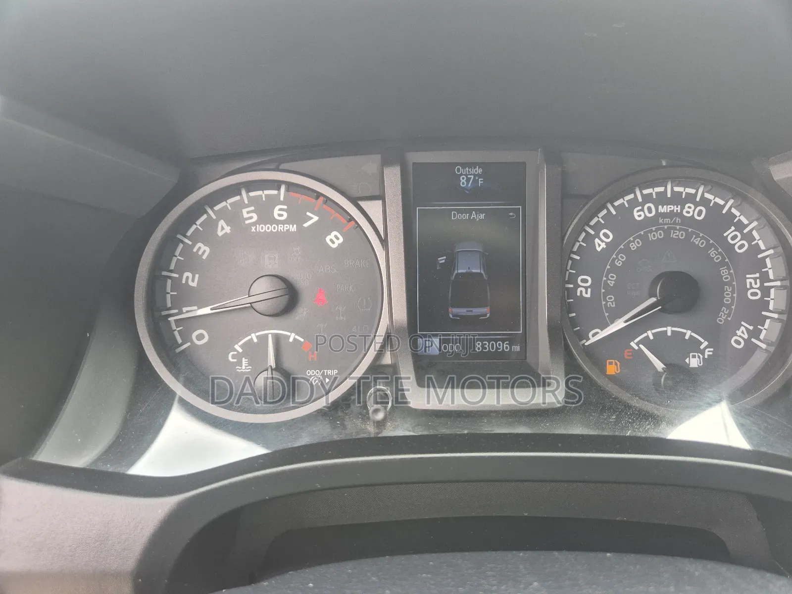 Toyota Tacoma Limited 2017 Red