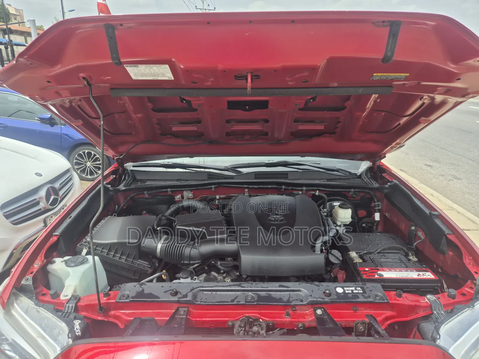 Toyota Tacoma Limited 2017 Red