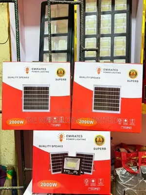 2000w Solar Flood Light Double Panels