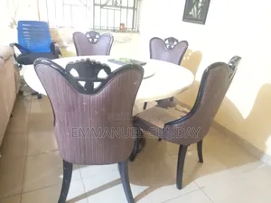 Marble Dinning Table and Chairs