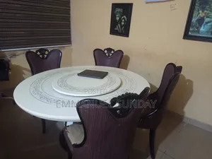 Marble Dinning Table and Chairs