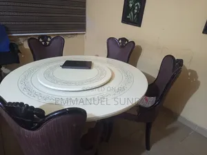 Marble Dinning Table and Chairs