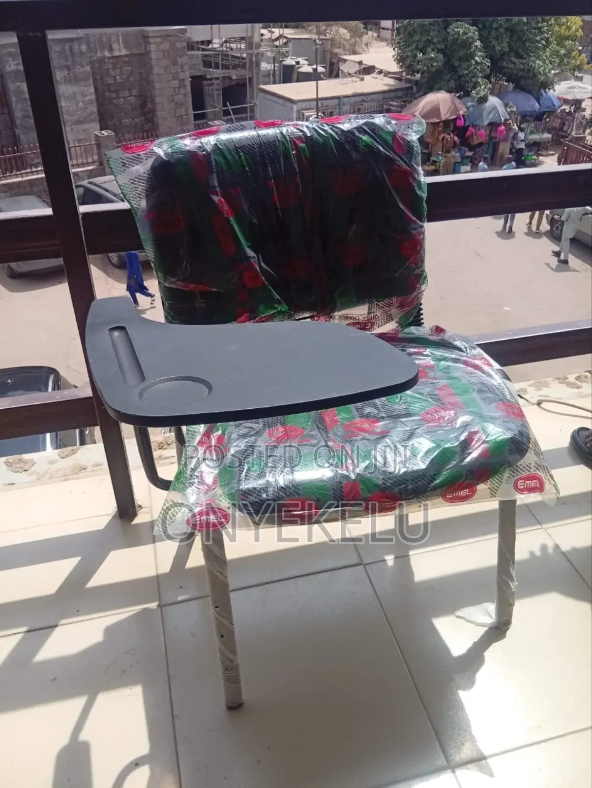 Chair With Writing Pad