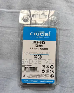 Crucial 32gb Ddr5 5600mhz Ram
