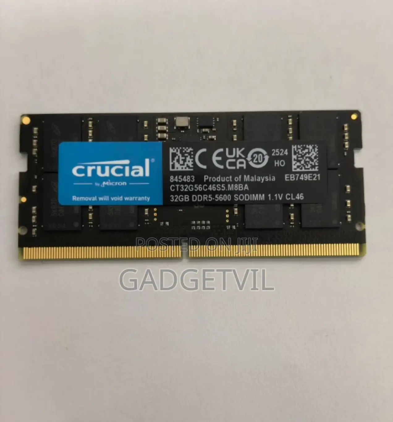 Crucial 32gb Ddr5 5600mhz Ram