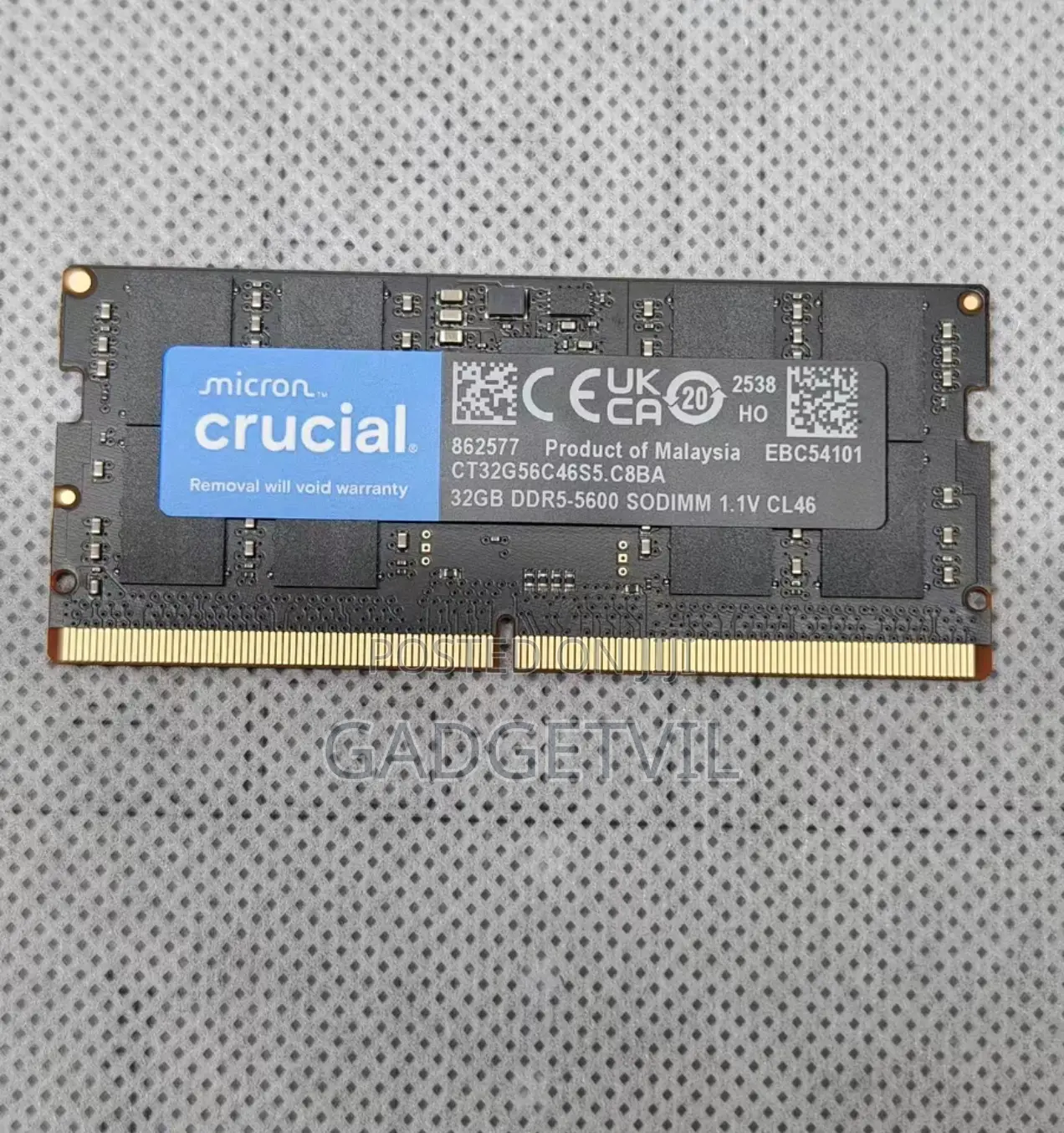 Crucial 32gb Ddr5 5600mhz Ram