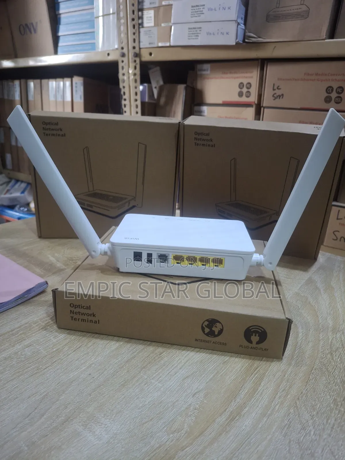 Fiber Onu Dual Band Router Gpon Wifi 6