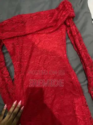 Red Off Shoulder Dress