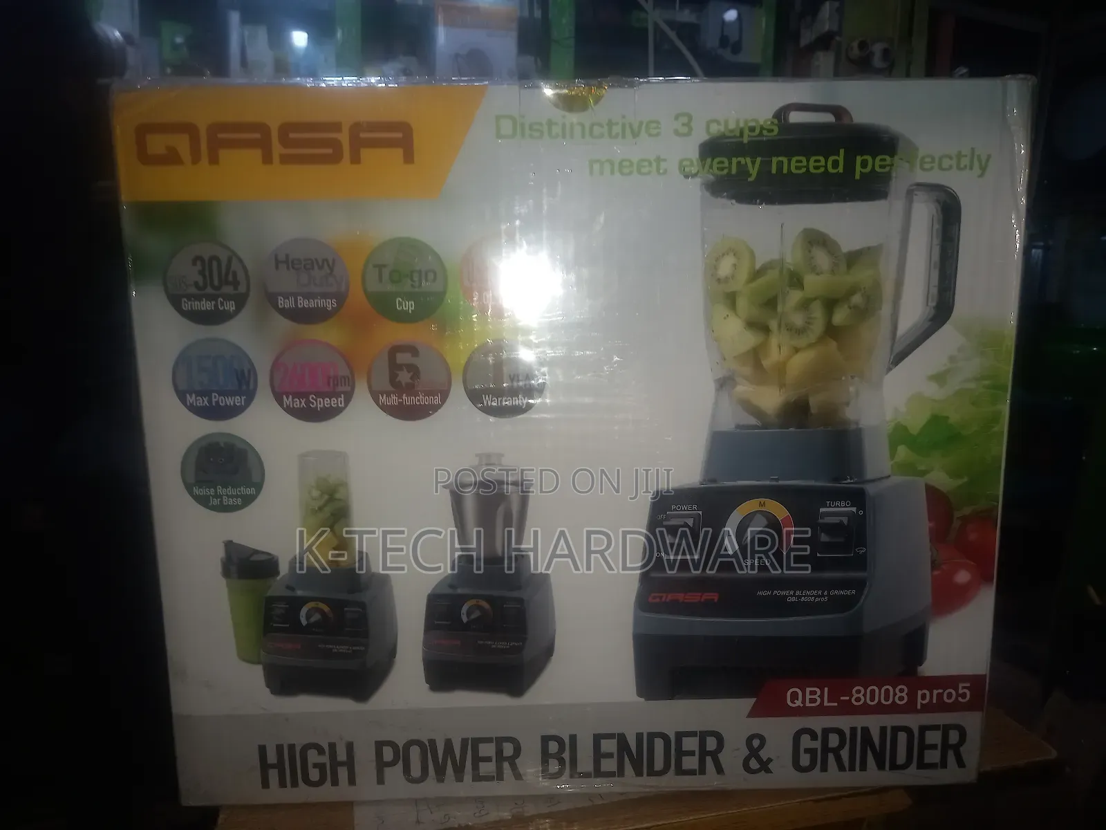 Qasa High Power Blender Grinder QBL-8008 Pro5
