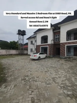 3bdrm Block of Flats in Sars Road, Obio-Akpor for rent