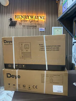 5kwt Lithium Battery With 6kva Inverter by Deye