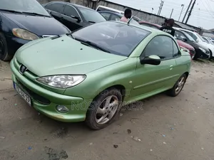 Peugeot 206 1.6 CC Coupe Cabriolet 2006 Green