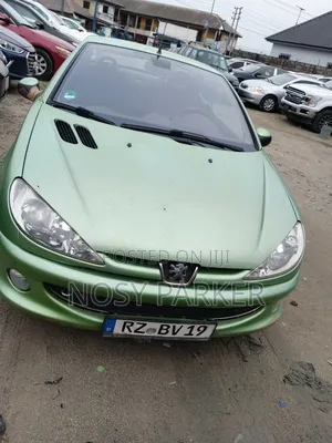 Peugeot 206 1.6 CC Coupe Cabriolet 2006 Green