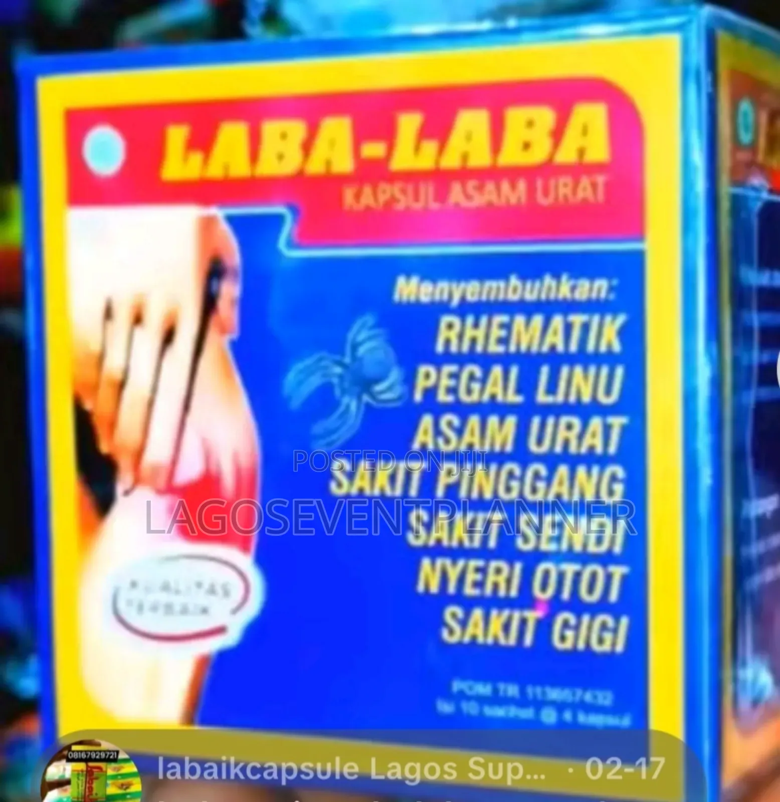 Labalaba Capsule for Rheumatism/Arthritis
