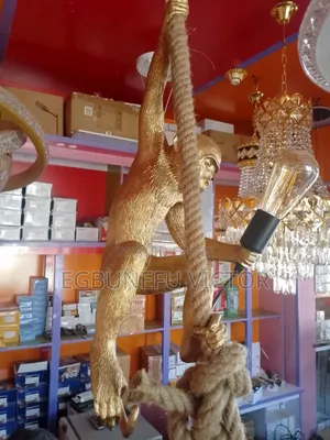 Luxury Monkey Pendant Light (Decorative Hanging Lamp)