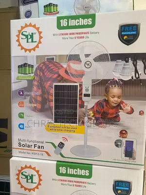 16inches Solar Fan Made With Lithium Come With Remote Controls