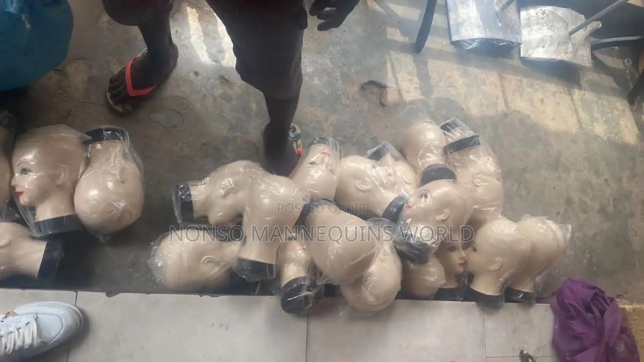 Plastic Skull Mannequins Head