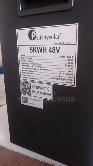 5kwh 48v Felicity Solar Lithium Ion Battery