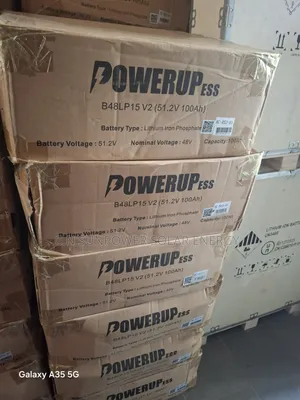 5kwh/51.2v Powerup Lithium-Iron Phosphate Energy Solar Battery