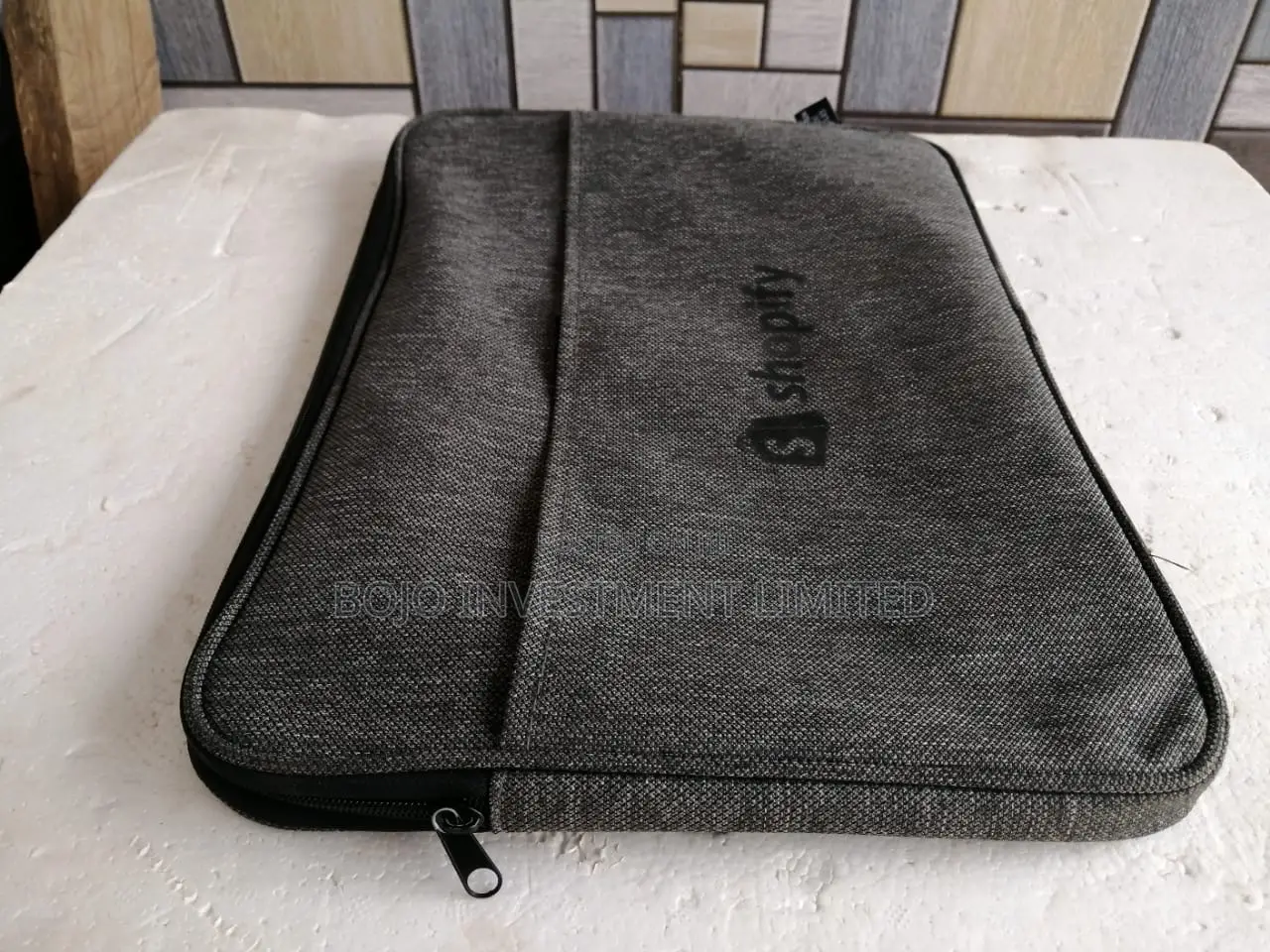 Gray Laptop Bag
