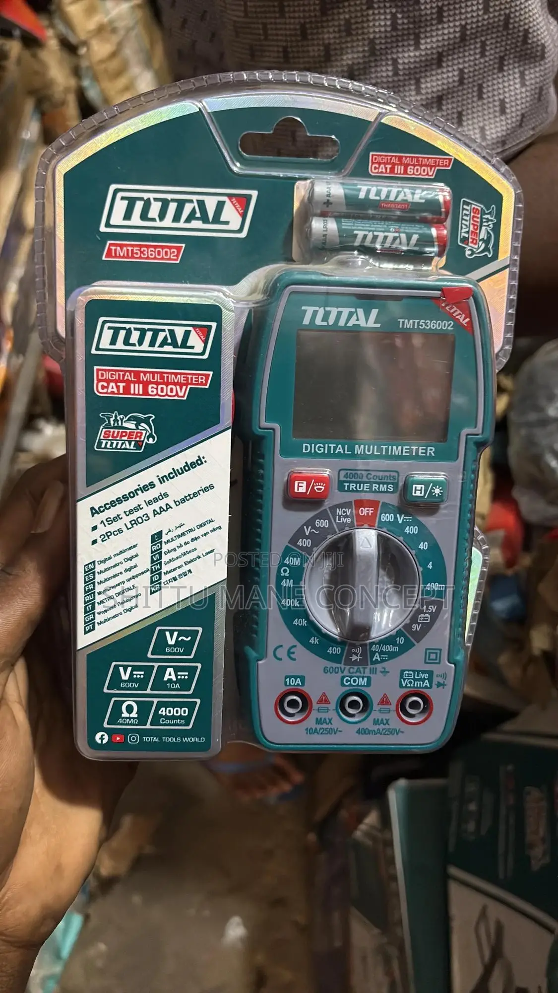 Total Tmt536002 Digital Multimeter