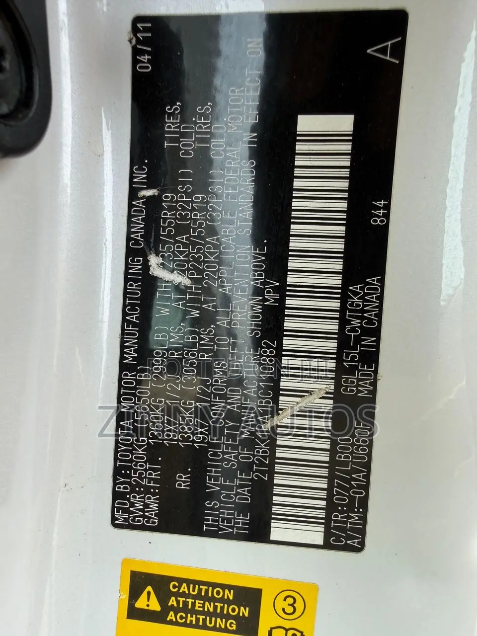 Lexus RX 2011 White