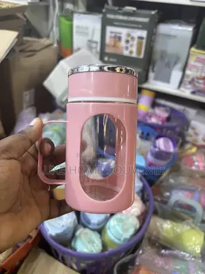 Double Layer Office Cup With Cartoon