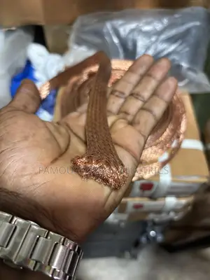 Flat Copper Braid Ground Strap