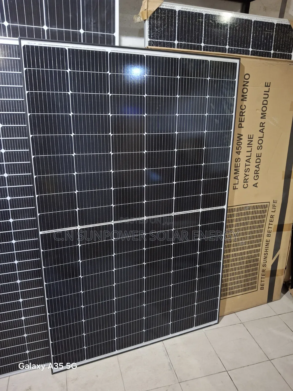 450w/33v Solar Panels