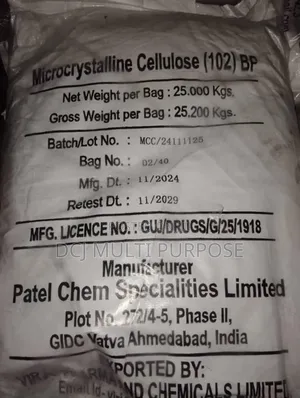 Micro Crystalline Cellulose (Mcc 102)