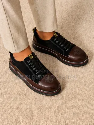 Versace Brown Black Loafers Abl 7h