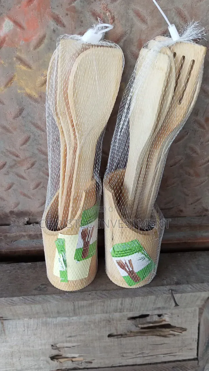 Wooden Kitchen Spoon Set