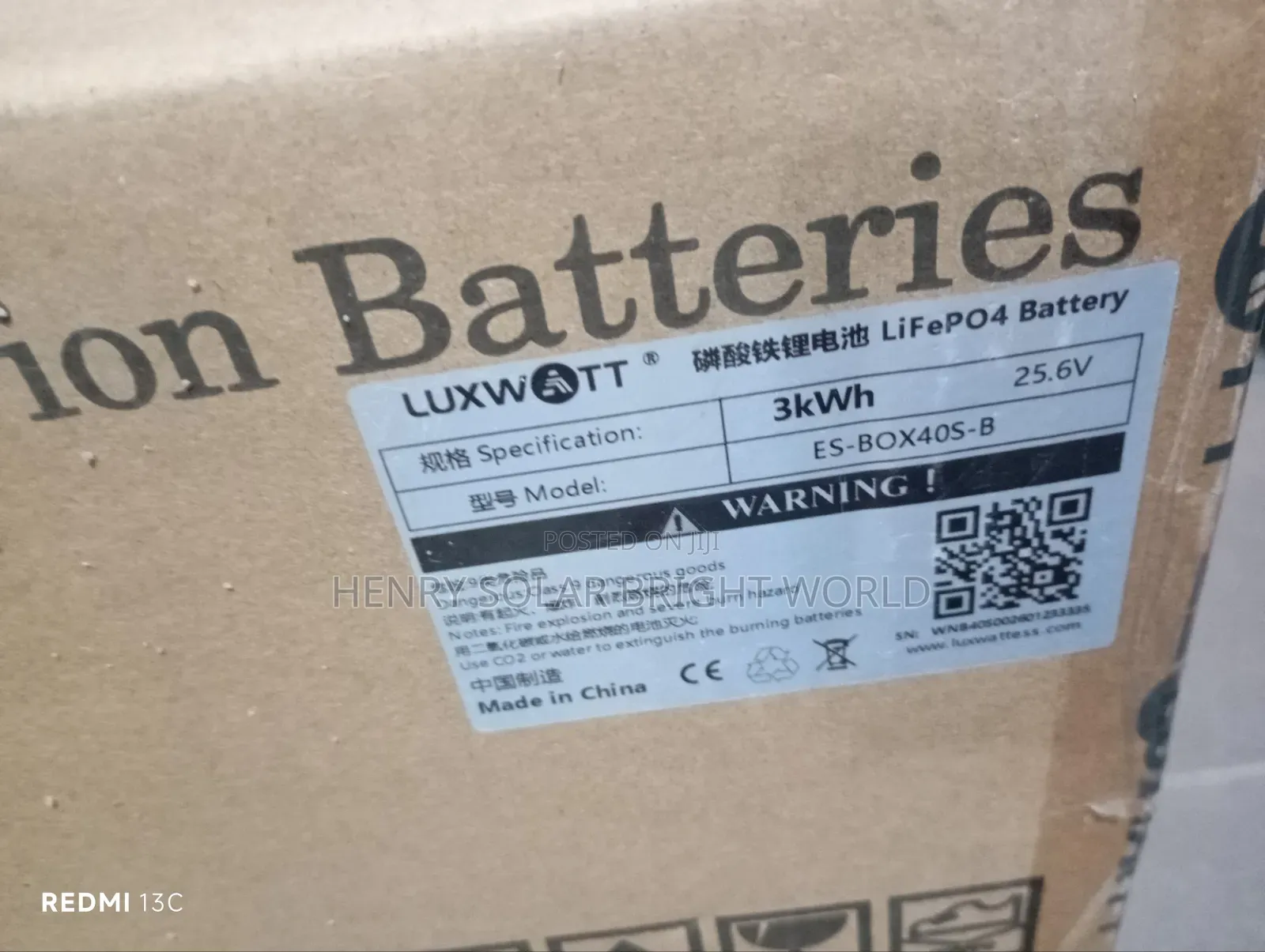 Luxwatt 3kwh 24v Lithium Battery