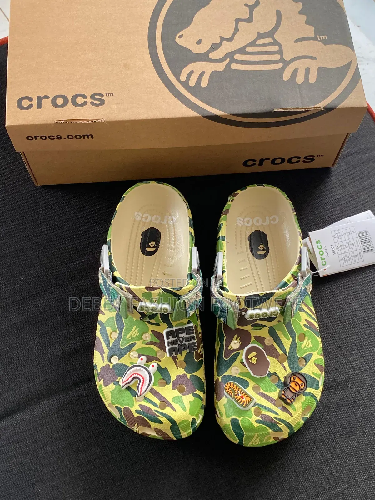 Premium Crocs Available in Sizes 39–46.