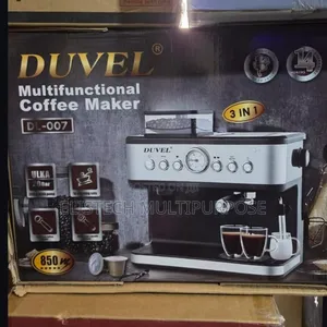 3-in-1 Duvel Multifunctional Espresso, Latte Cappuccino Maker