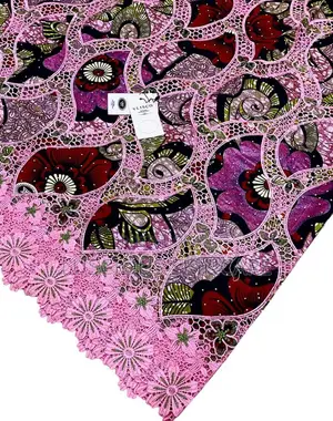 Embellished Ankara/Ankara Lace